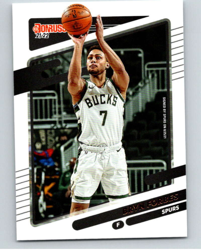 2021-22 Donruss #66 Bryn Forbes San Antonio Spurs V88319 Image 1