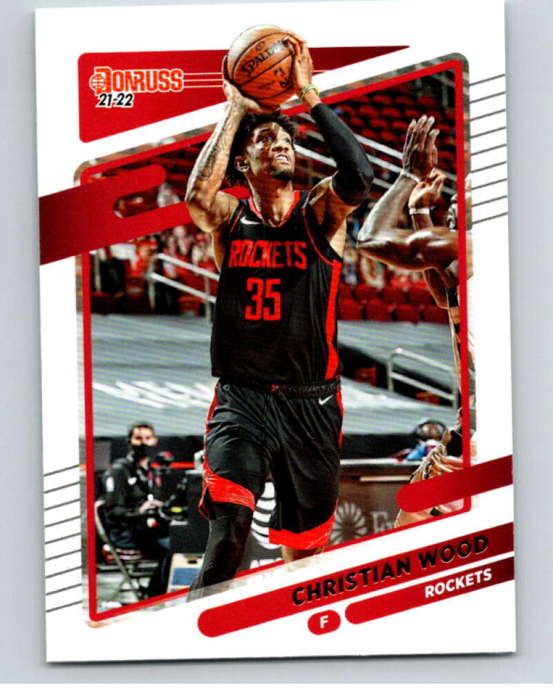2021-22 Donruss #69 Christian Wood Houston Rockets V88321 Image 1