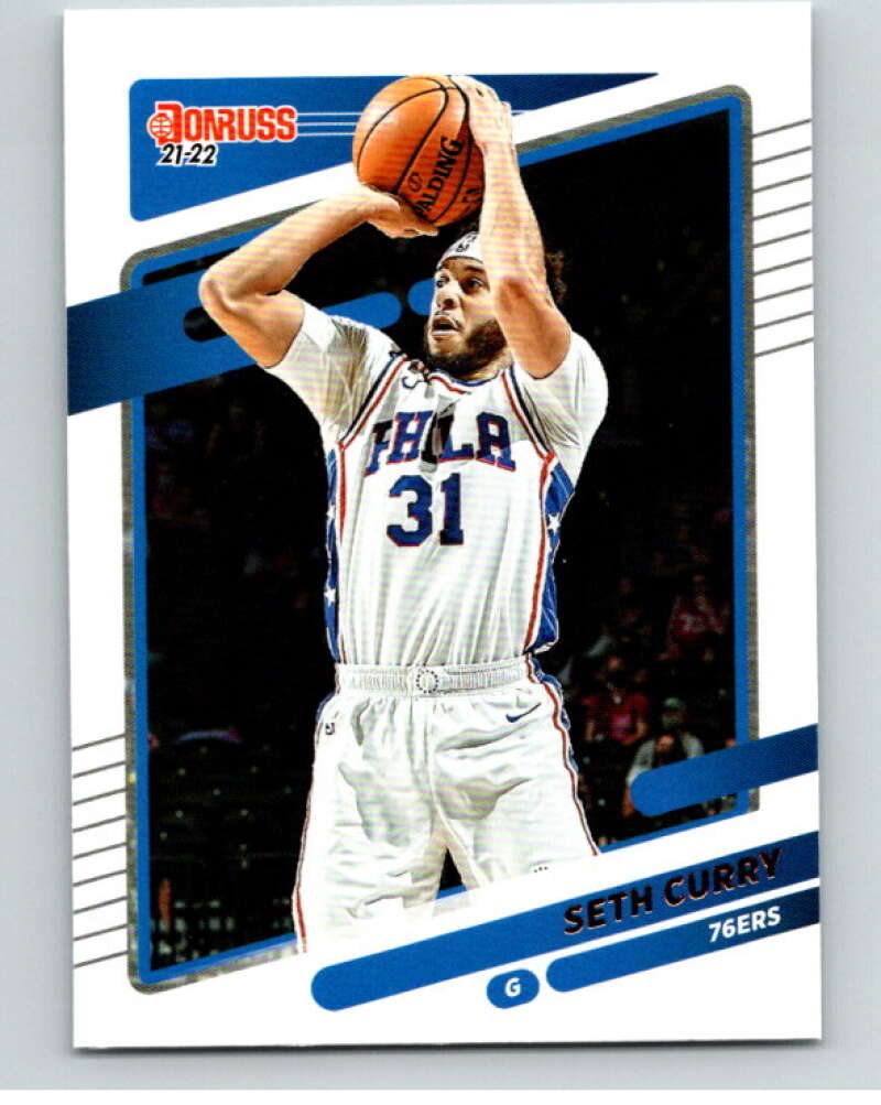 2021-22 Donruss #80 Seth Curry Philadelphia 76ers V88323 Image 1