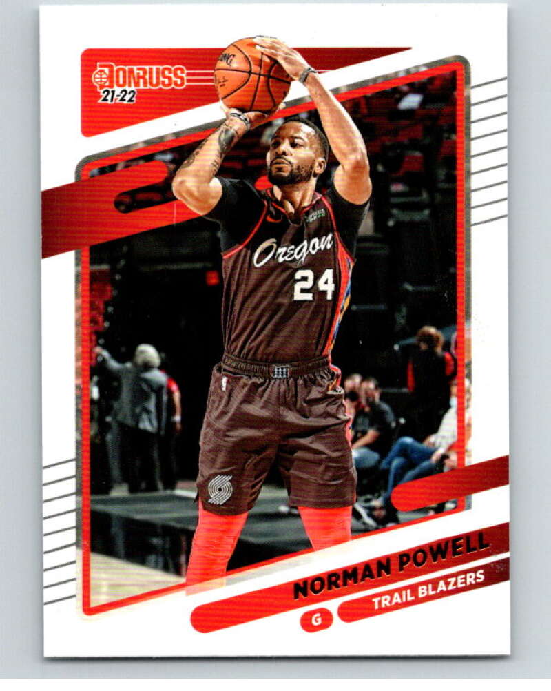 2021-22 Donruss #102 Norman Powell Portland Trail Blazers V88332 Image 1