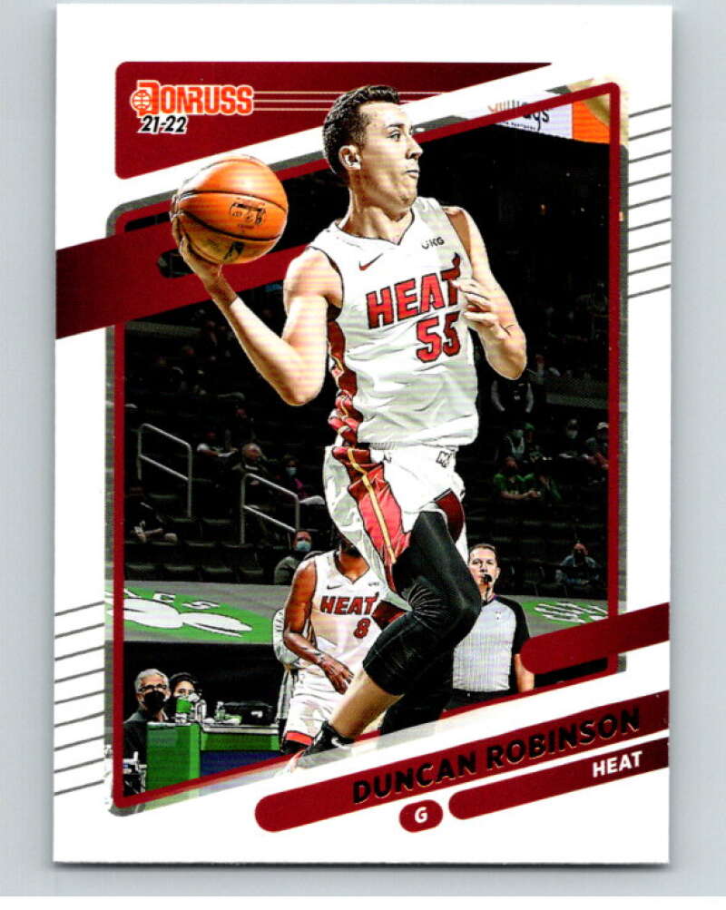 2021-22 Donruss #107 Duncan Robinson Miami Heat V88333 Image 1
