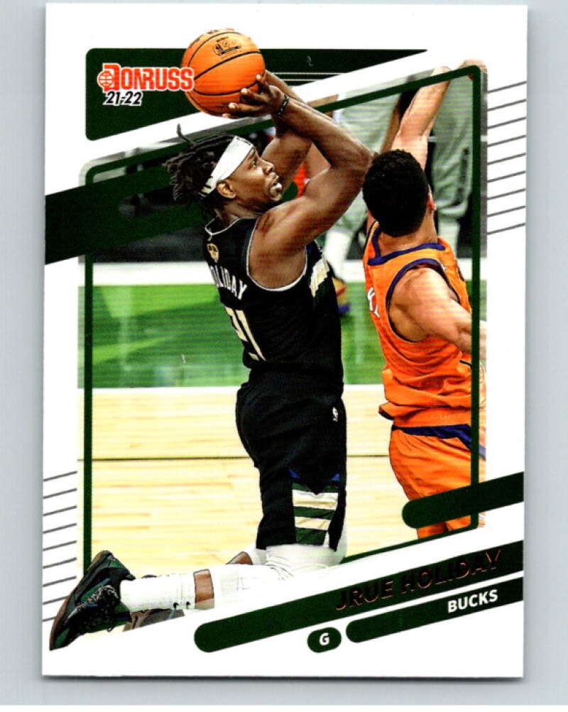 2021-22 Donruss #108 Jrue Holiday Milwaukee Bucks V88334 Image 1