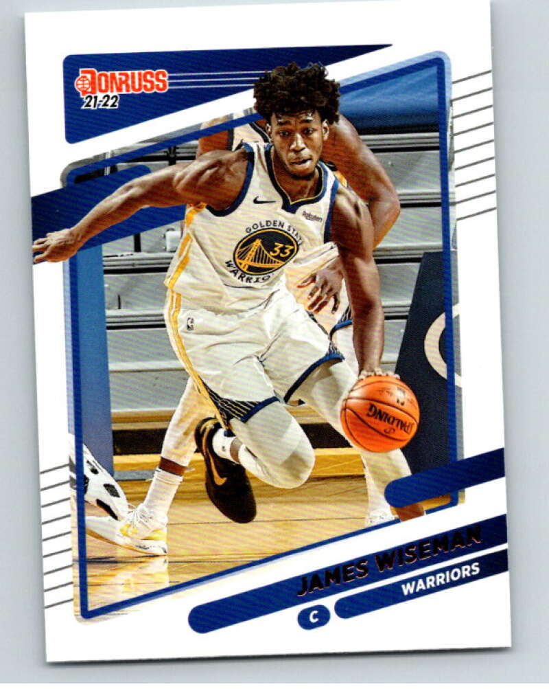 2021-22 Donruss #115 James Wiseman Golden State Warriors V88341 Image 1