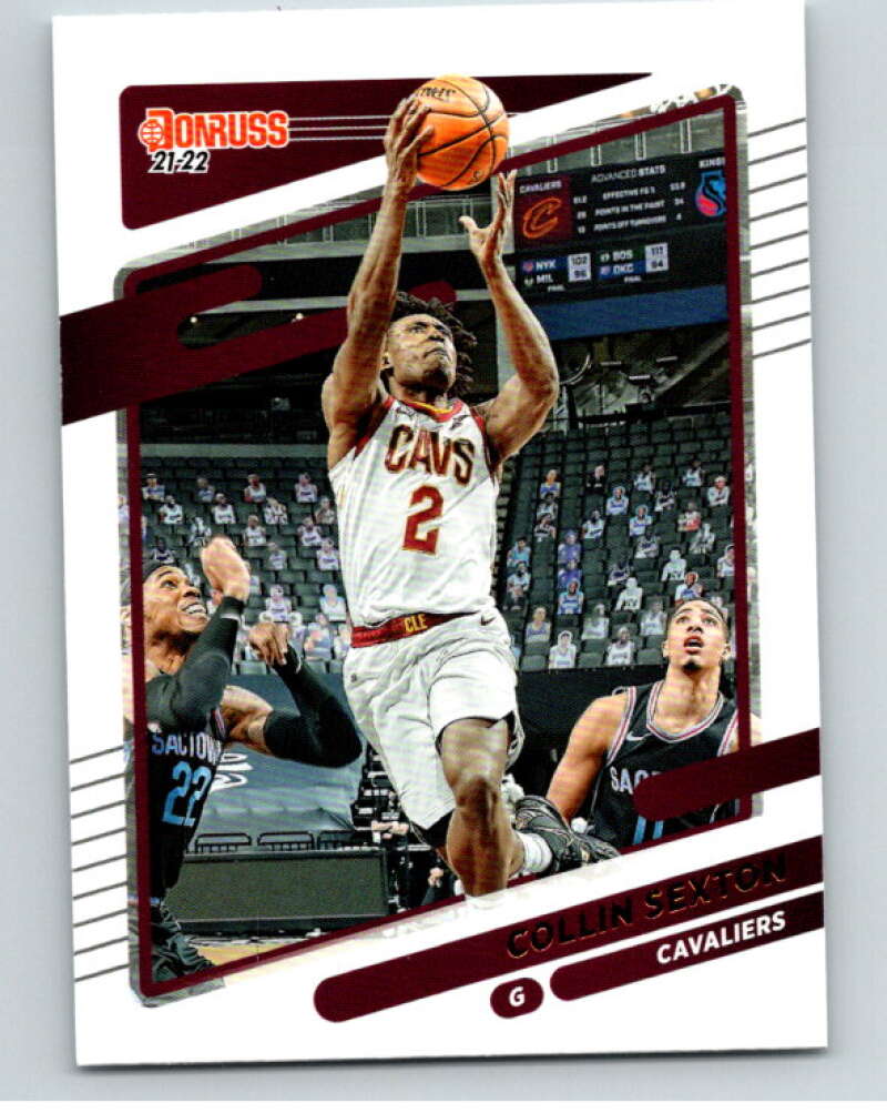 2021-22 Donruss #124 Collin Sexton Cleveland Cavaliers V88342 Image 1