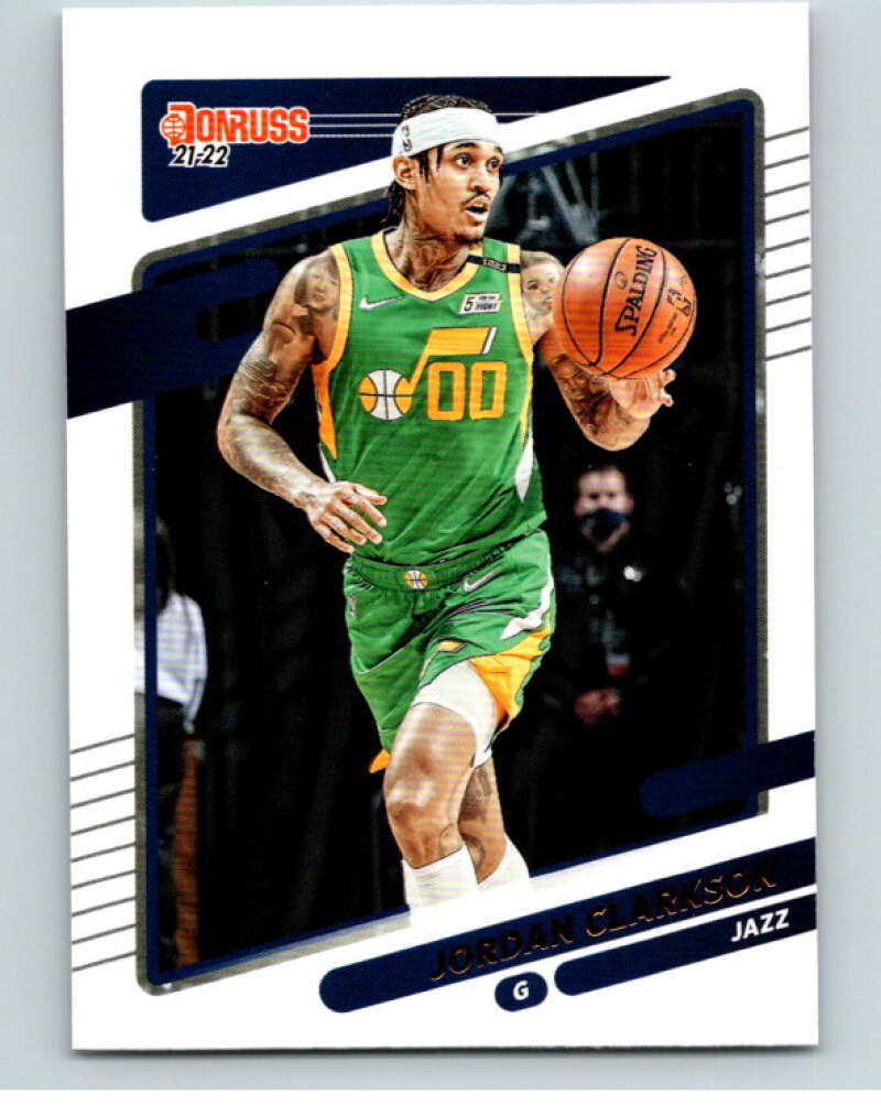 2021-22 Donruss #128 Jordan Clarkson Utah Jazz V88346 Image 1