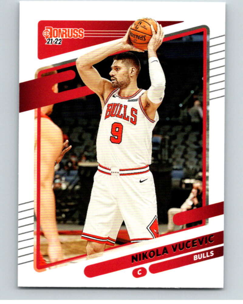 2021-22 Donruss #155 Nikola Vucevic Chicago Bulls V88360 Image 1