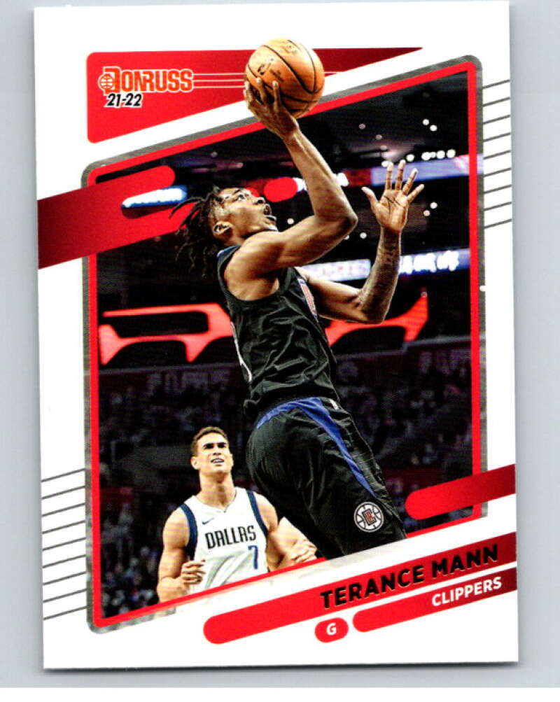 2021-22 Donruss #156 Terance Mann Los Angeles Clippers V88361 Image 1