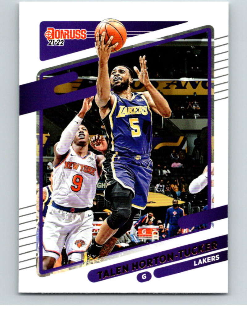 2021-22 Donruss #167 Talen Horton-Tucker Los Angeles Lakers V88364 Image 1