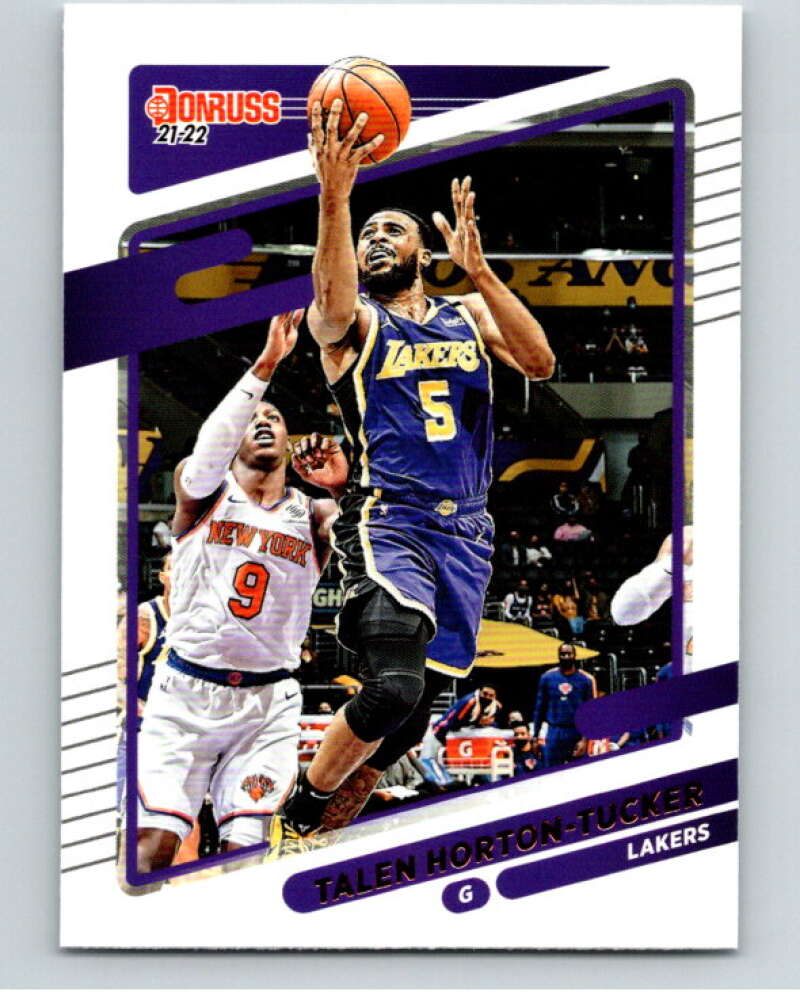 2021-22 Donruss #167 Talen Horton-Tucker Los Angeles Lakers V88365 Image 1