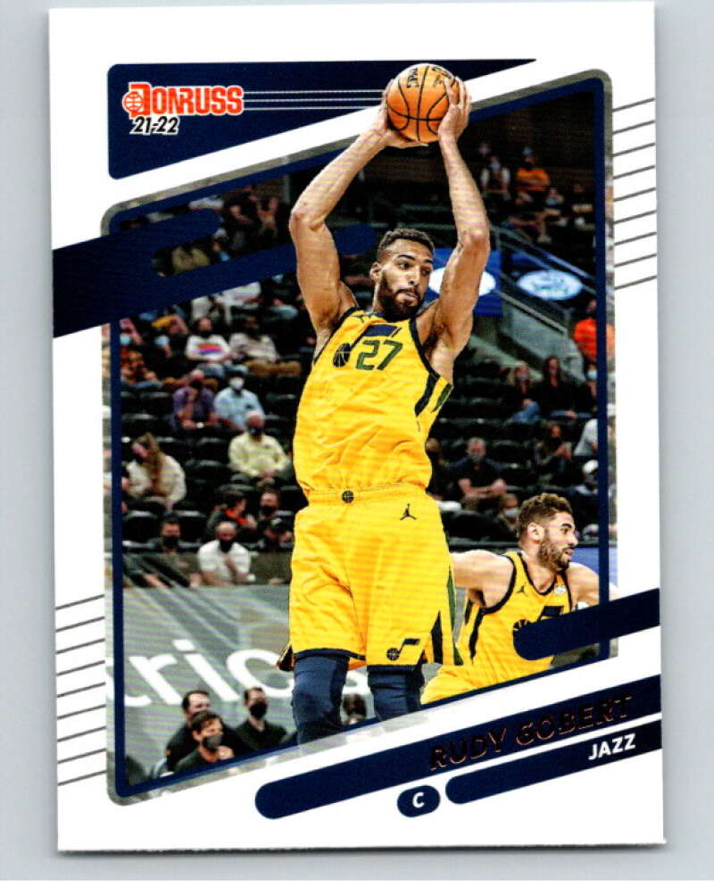 2021-22 Donruss #182 Rudy Gobert Utah Jazz V88371 Image 1