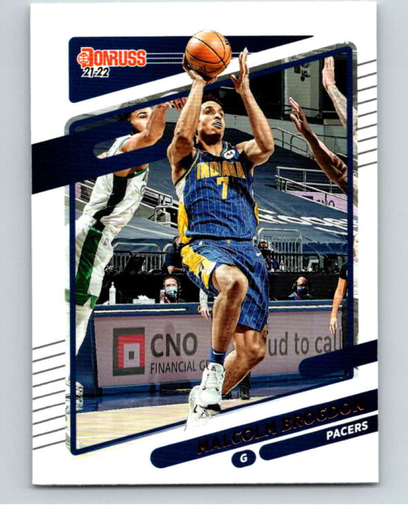 2021-22 Donruss #184 Malcolm Brogdon Indiana Pacers V88374 Image 1