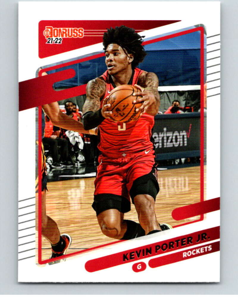 2021-22 Donruss #191 Kevin Porter Jr. Houston Rockets V88377 Image 1