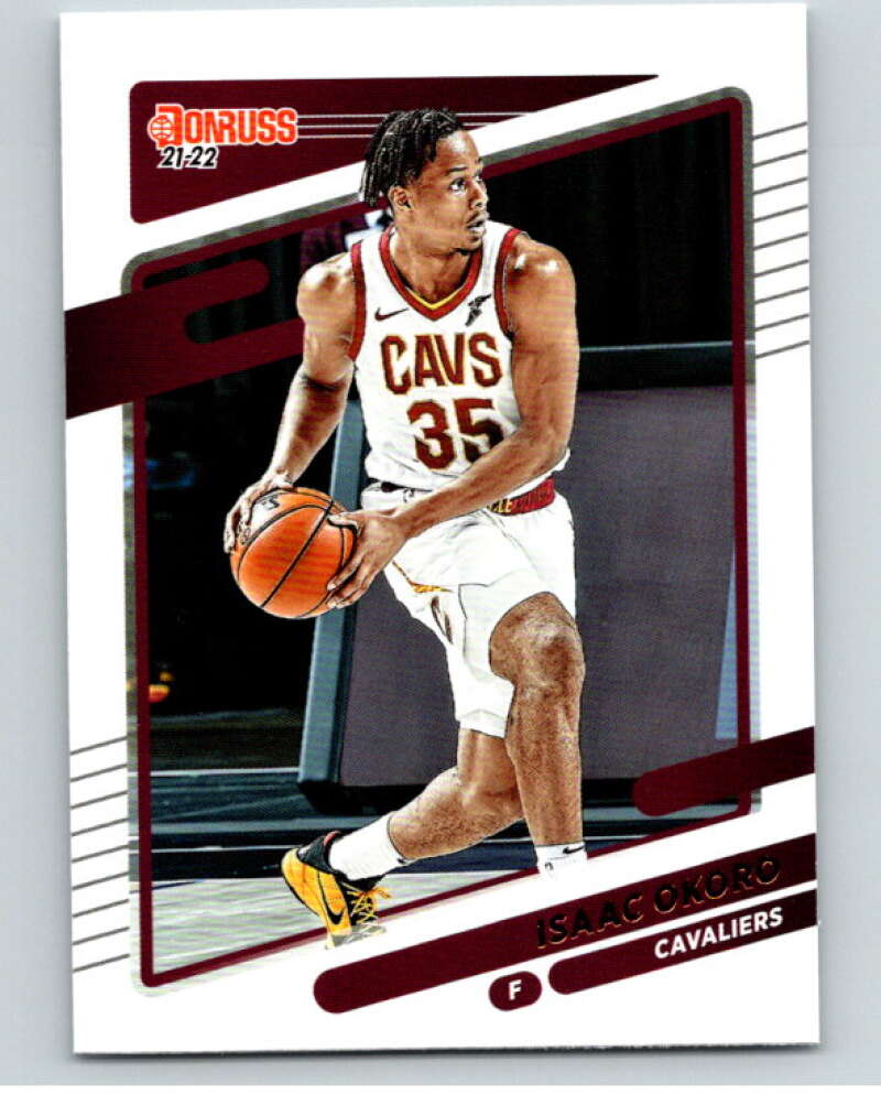 2021-22 Donruss #196 Isaac Okoro Cleveland Cavaliers V88380 Image 1