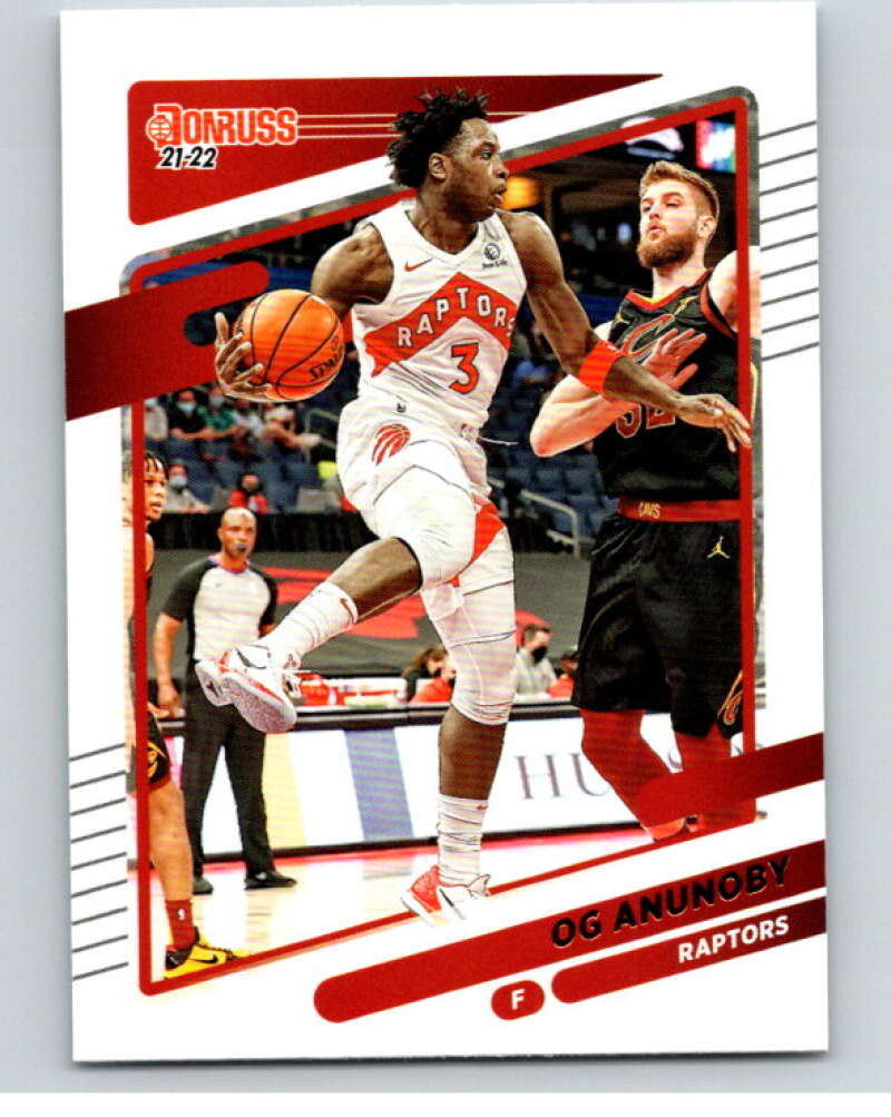 2021-22 Donruss #197 OG Anunoby Toronto Raptors V88381 Image 1