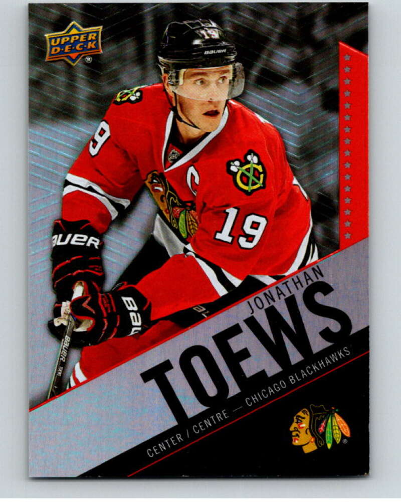 2015-16 Upper Deck Tim Hortons #19 Jonathan Toews Chicago Blackhawks Image 1