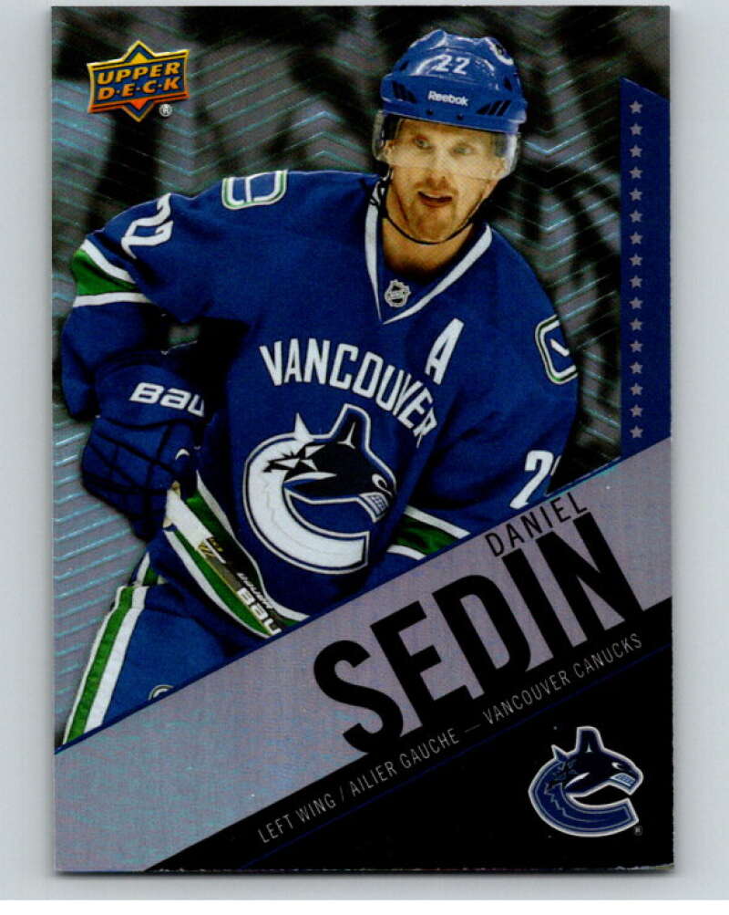 2015-16 Upper Deck Tim Hortons #22 Daniel Sedin Vancouver Canucks Image 1