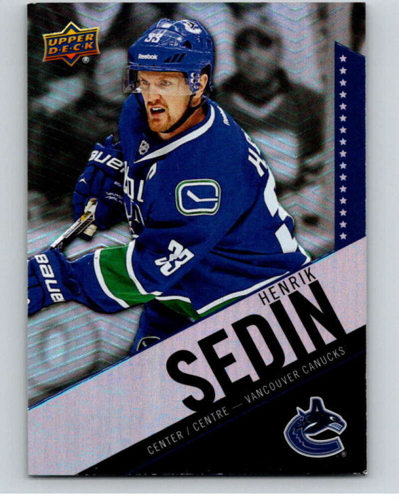 2015-16 Upper Deck Tim Hortons #33 Henrik Sedin Vancouver Canucks Image 1
