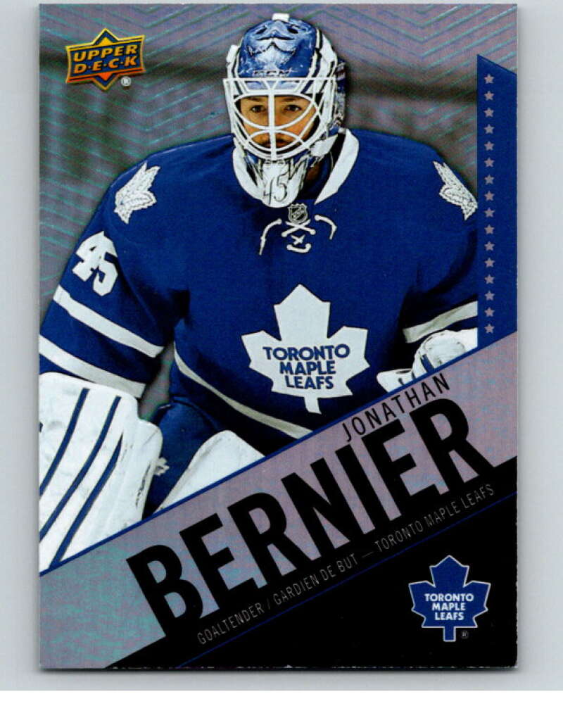 2015-16 Upper Deck Tim Hortons #45 Jonathan Bernier Toronto Maple Leafs Image 1