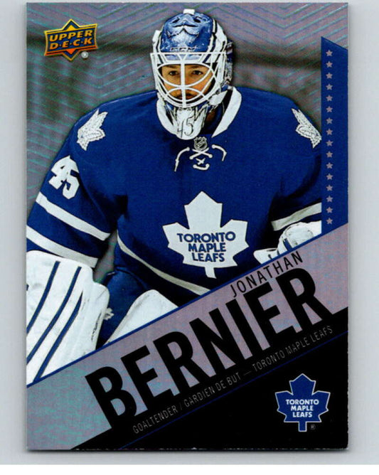 2015-16 Upper Deck Tim Hortons #45 Jonathan Bernier  Toronto Maple Leafs  Image 1