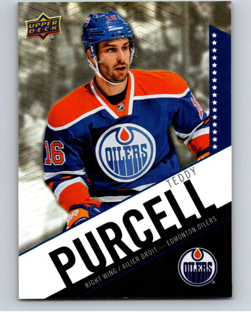 2015-16 Upper Deck Tim Hortons #51 Teddy Purcell Edmonton Oilers Image 1