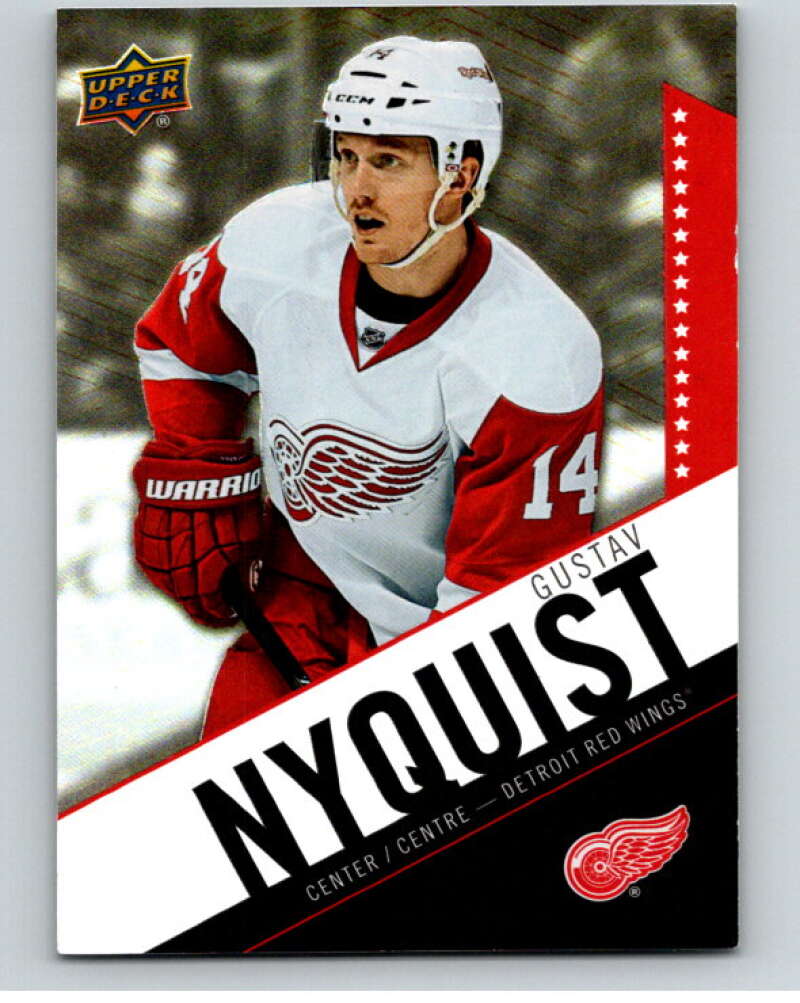 2015-16 Upper Deck Tim Hortons #59 Gustav Nyquist Detroit Red Wings Image 1