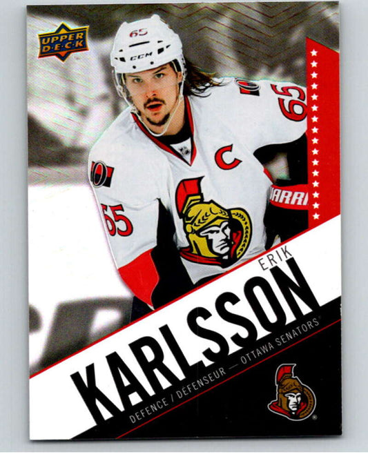 2015-16 Upper Deck Tim Hortons #65 Erik Karlsson  Ottawa Senators  Image 1