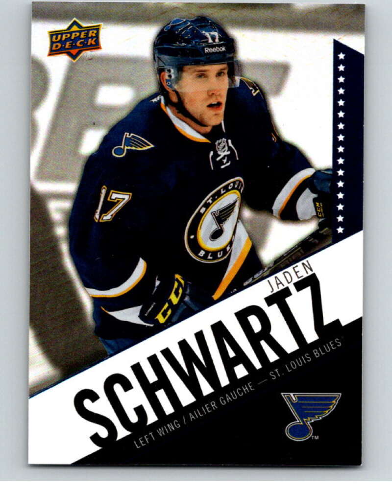 2015-16 Upper Deck Tim Hortons #68 Jaden Schwartz St. Louis Blues Image 1