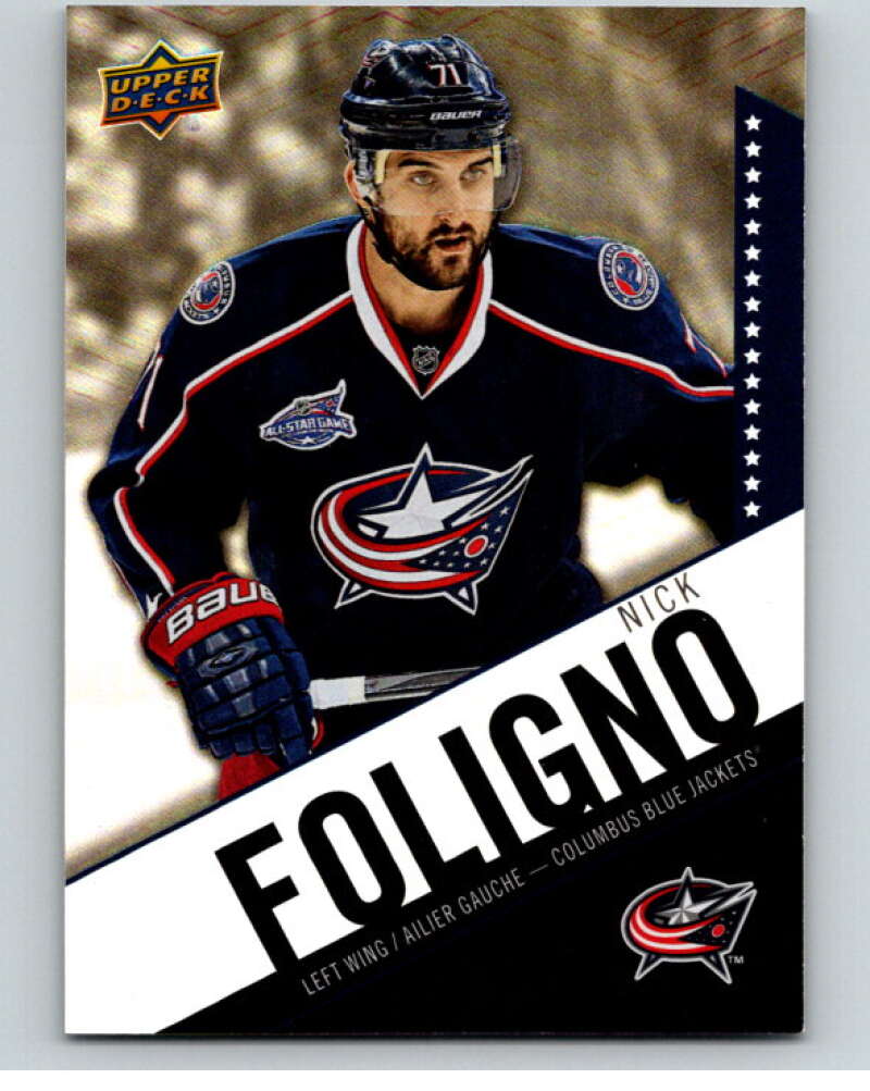 2015-16 Upper Deck Tim Hortons #73 Nick Foligno Columbus Blue Jackets Image 1