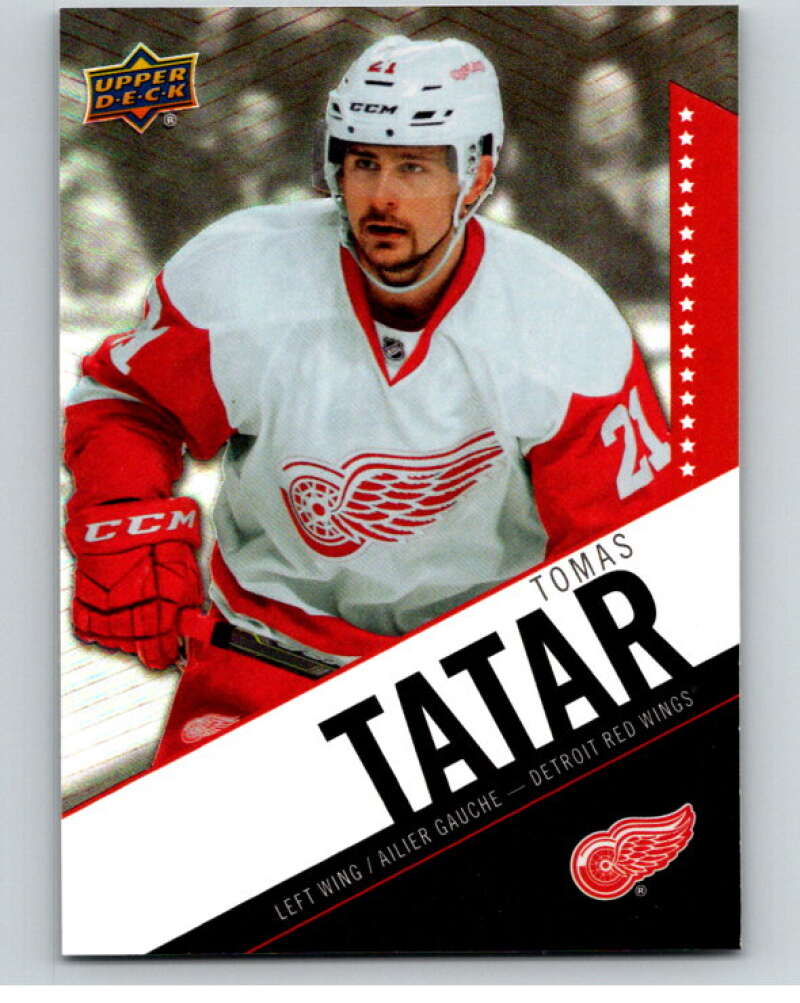 2015-16 Upper Deck Tim Hortons #95 Tomas Tatar Detroit Red Wings Image 1