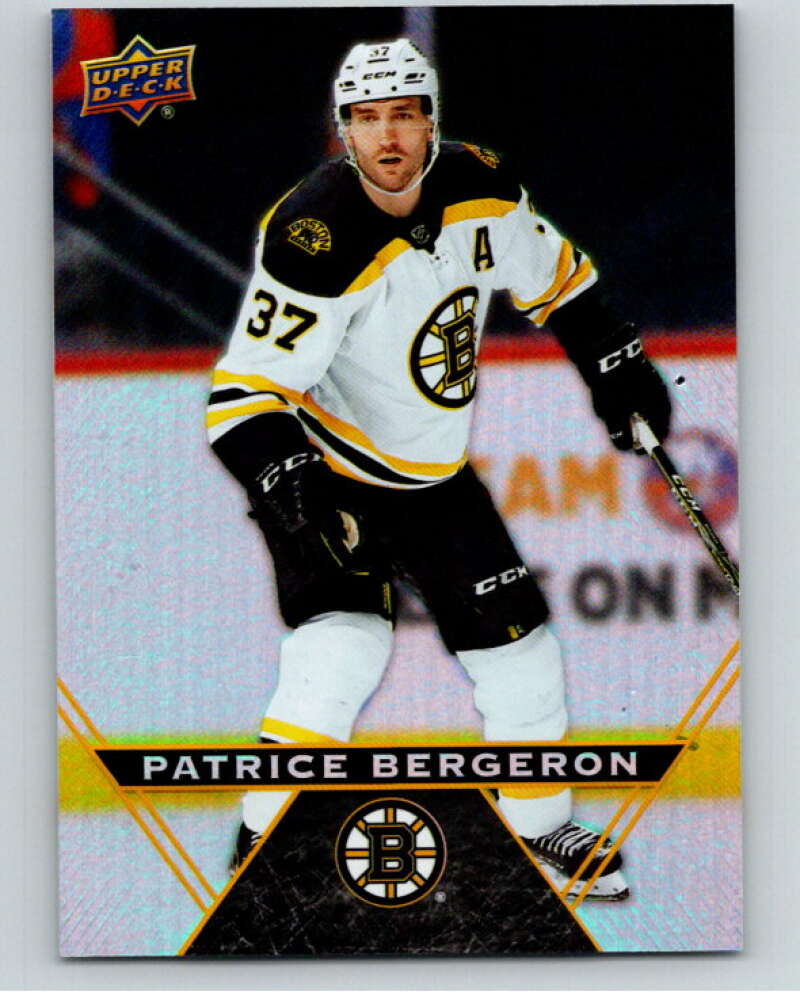 2018-19 Upper Deck Tim Hortons #37 Patrice Bergeron Boston Bruins Image 1