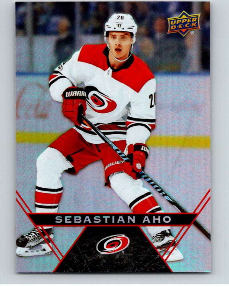 2018-19 Upper Deck Tim Hortons #49 Sebastian Aho Carolina Hurricanes Image 1