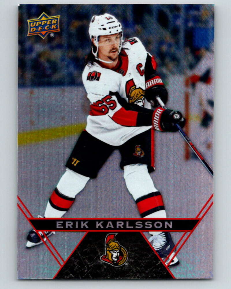2018-19 Upper Deck Tim Hortons #65 Erik Karlsson Ottawa Senators Image 1
