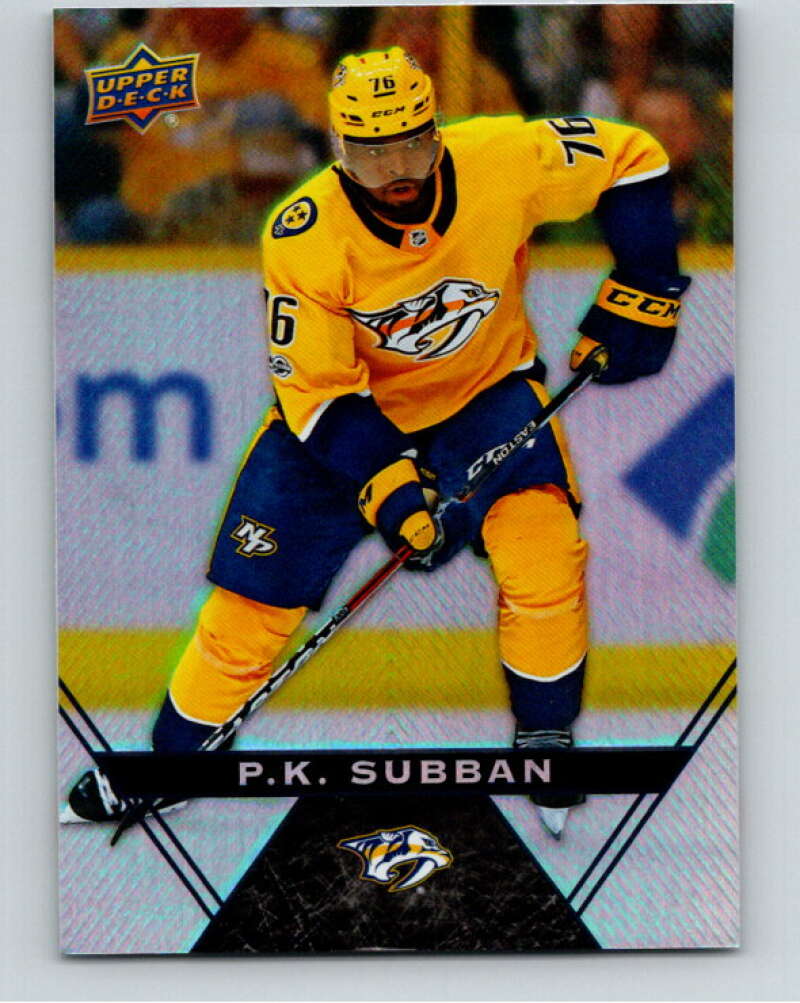 2018-19 Upper Deck Tim Hortons #76 P.K. Subban Nashville Predators Image 1