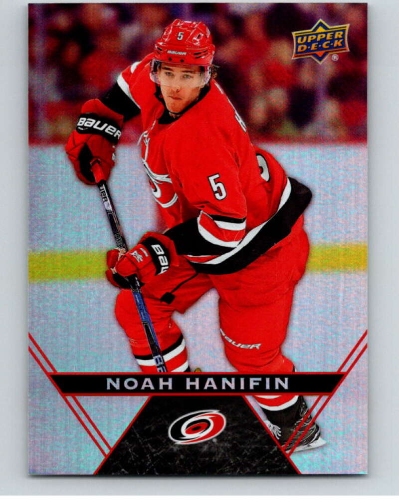2018-19 Upper Deck Tim Hortons #101 Noah Hanifin Carolina Hurricanes Image 1
