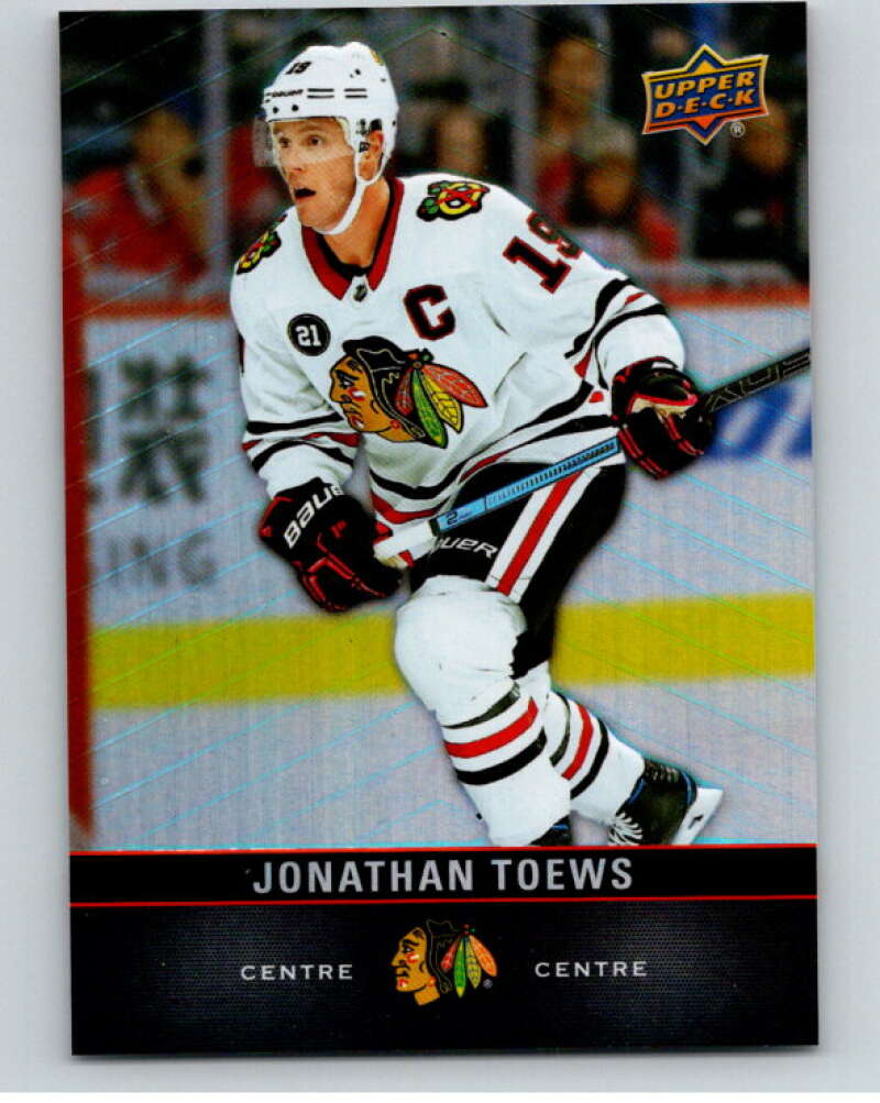 2019-20 Upper Deck Tim Hortons #19 Jonathan Toews Chicago Blackhawks Image 1