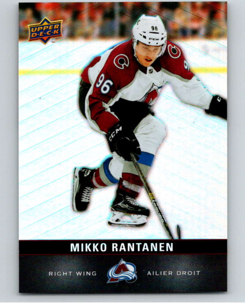 2019-20 Upper Deck Tim Hortons #96 Mikko Rantanen Colorado Avalanche Image 1