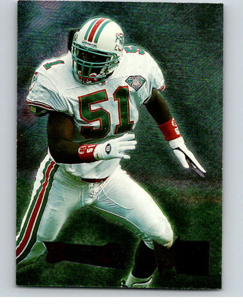 1995 Fleer Metal #98 Bryan Cox Miami Dolphins V89348 Image 1