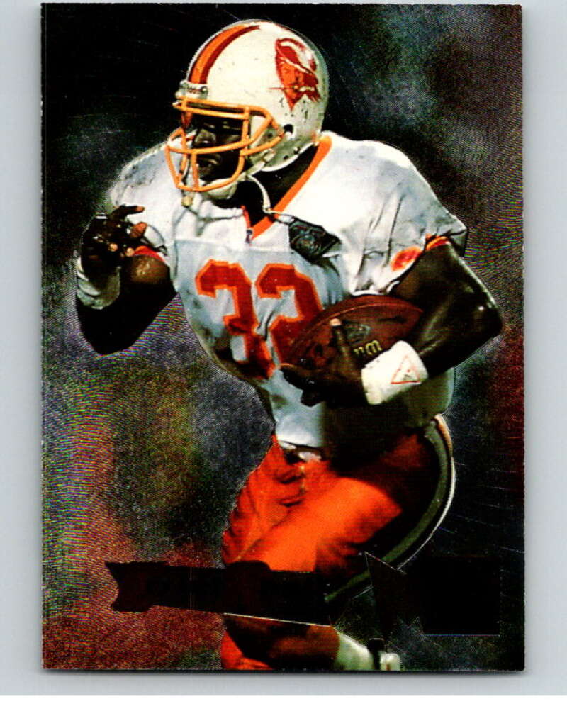 1995 Fleer Metal #190 Errict Rhett Tampa Bay Buccaneers V89450 Image 1