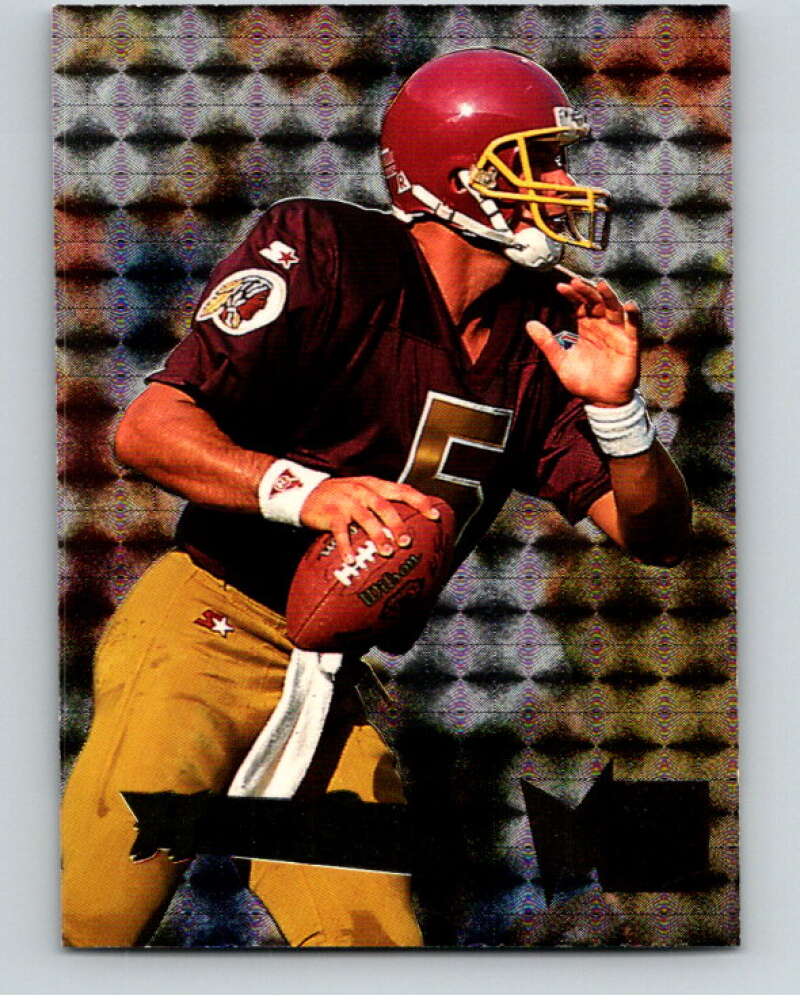 1995 Fleer Metal #196 Heath Shuler Washington V89458 Image 1