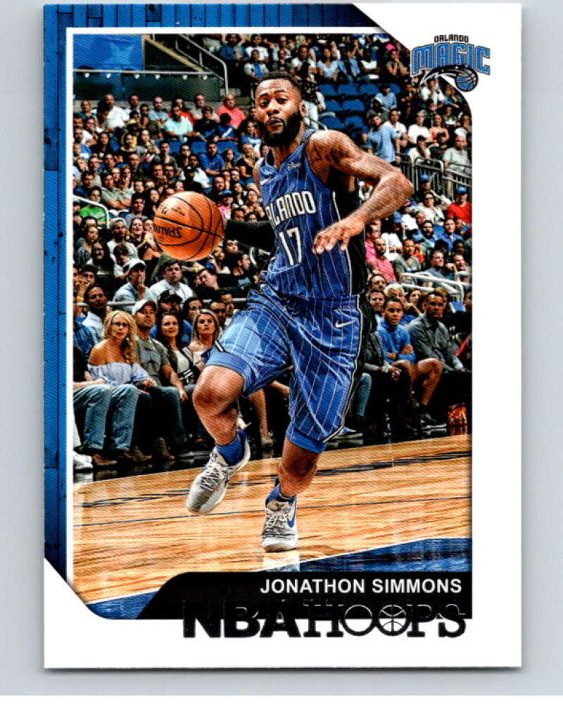 2018-19 Panini Hoops Red Backs #199 Jonathon Simmons Magic V89815 Image 1