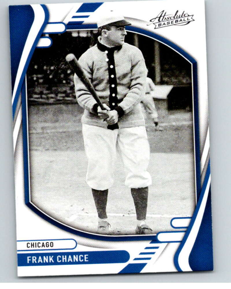 2022 Panini Absolute #2 Frank Chance Chicago Cubs V89831 Image 1