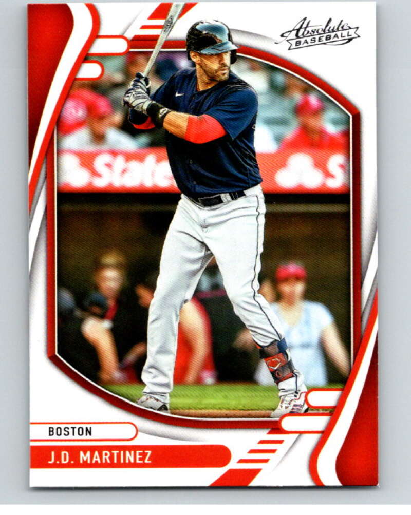 2022 Panini Absolute #72 J.D. Martinez Boston Red Sox V89849 Image 1
