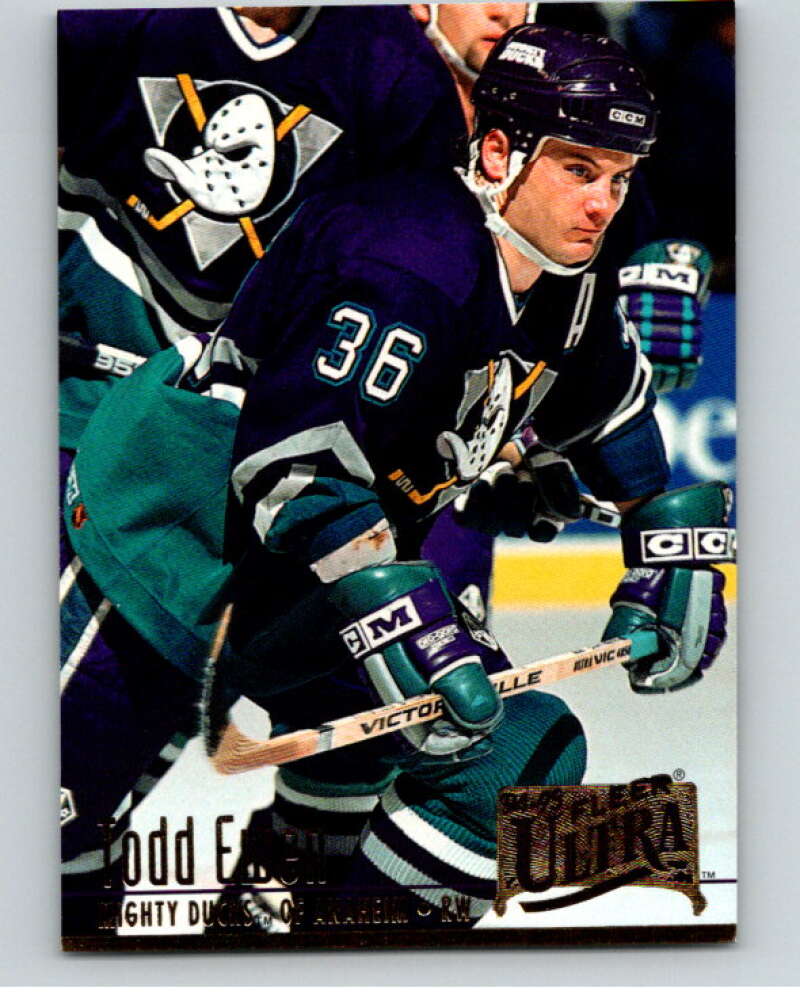 1994-95 Fleer Ultra #2 Todd Ewen Anaheim Ducks V90147 Image 1