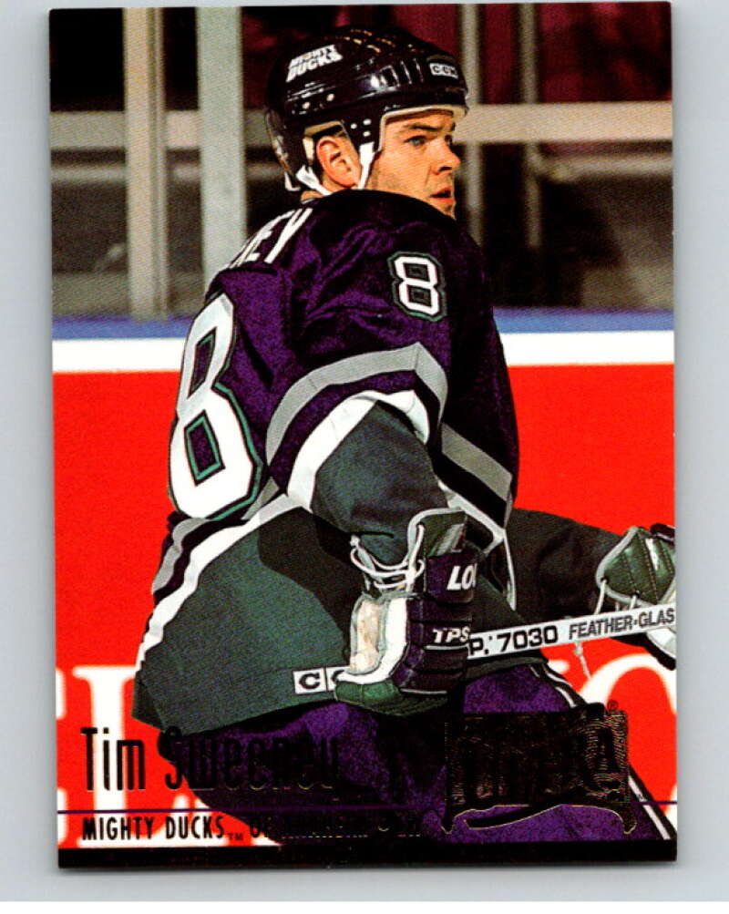 1994-95 Fleer Ultra #8 Tim Sweeney Anaheim Ducks V90153 Image 1