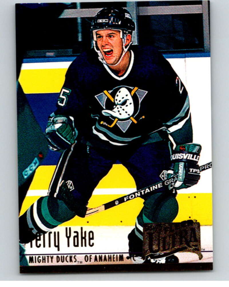 1994-95 Fleer Ultra #9 Terry Yake Anaheim Ducks V90154 Image 1