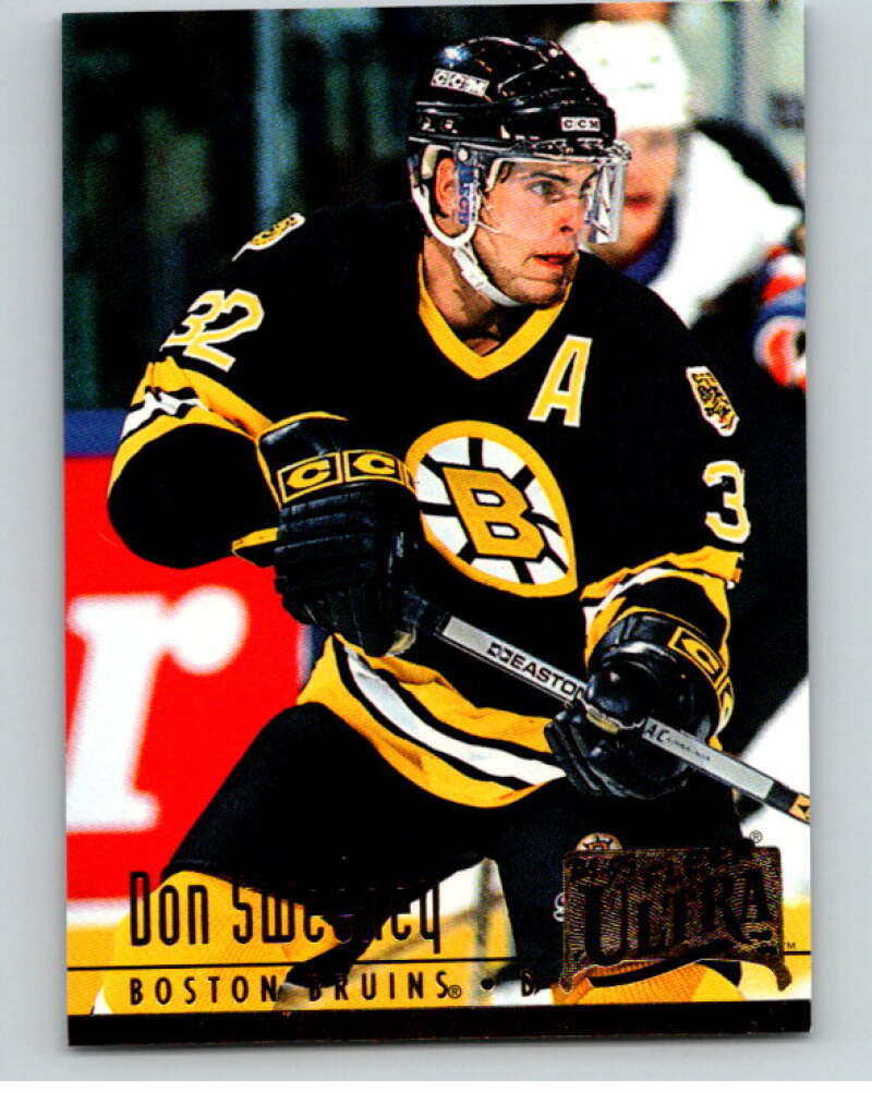 1994-95 Fleer Ultra #17 Don Sweeney Boston Bruins V90162 Image 1