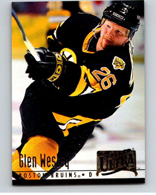 1994-95 Fleer Ultra #18 Glen Wesley  Boston Bruins  V90163 Image 1