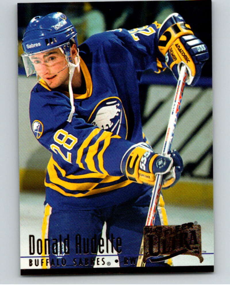 1994-95 Fleer Ultra #19 Donald Audette Buffalo Sabres V90164 Image 1