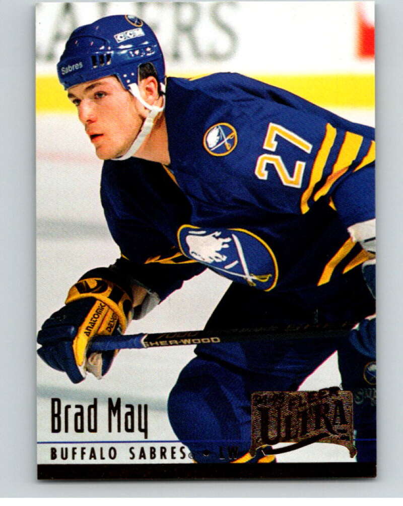 1994-95 Fleer Ultra #25 Brad May Buffalo Sabres V90170 Image 1