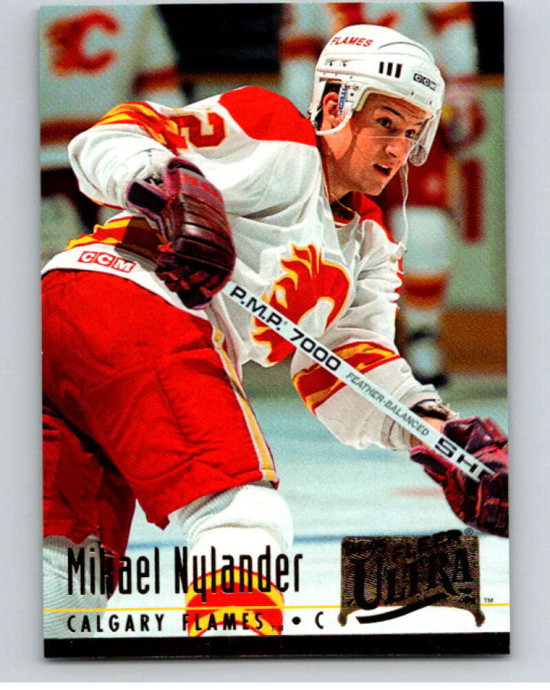 1994-95 Fleer Ultra #32 Michael Nylander Calgary Flames V90177 Image 1